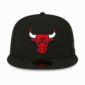 Official New Era Cap – Chicago Bulls 59FIFTY Fitted Hat (Black/Red)