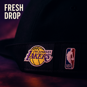 Los Angeles Lakers Black New Era Cap – 59FIFTY Fitted