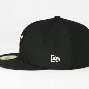 Official New Era Cap – Chicago Bulls 59FIFTY Fitted Hat (Black/Red)