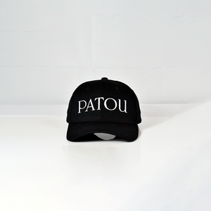 Patou Signature Black Baseball Cap