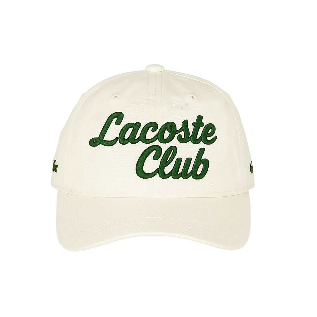 Lacoste Tennis Club Cap – Roland Garros Edition