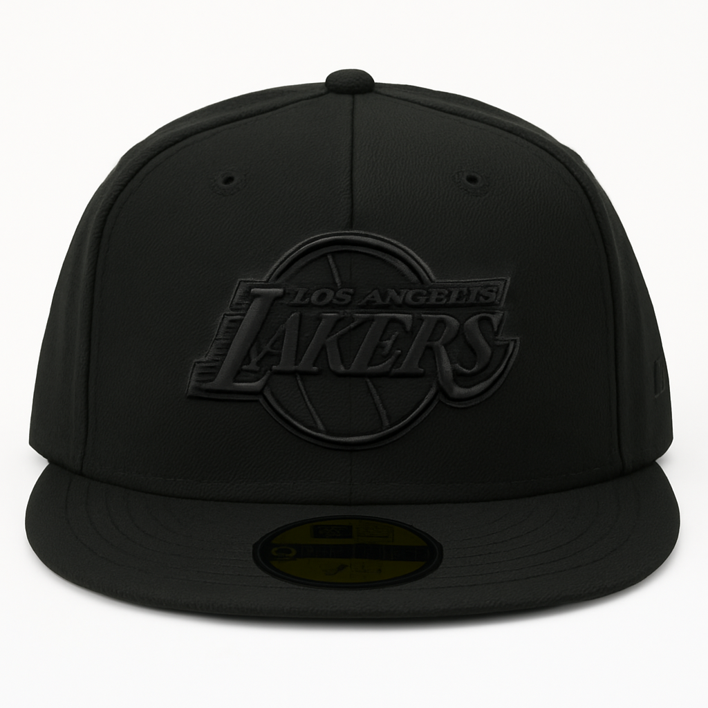 Los Angeles Lakers Black New Era Cap – 59FIFTY Fitted