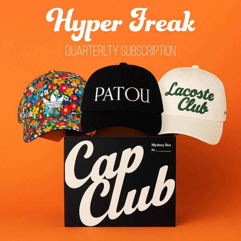 Hyper Freak Mystery Box - Get a premium baseball cap every 3 months
